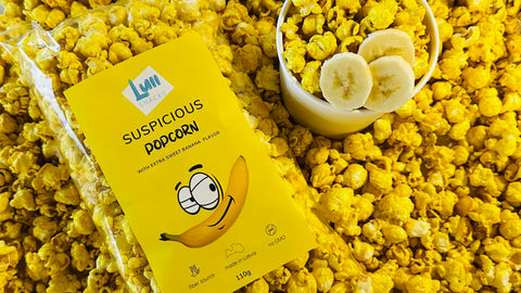 popcorn with sweet banana flavour